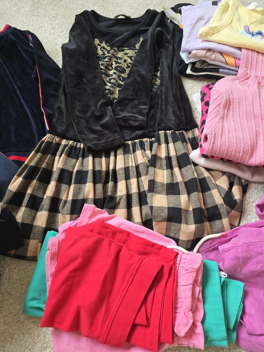 Paka zestaw rzeczy 128-134 Zara 4f Qba kids