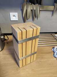 Blok stojak na noże drewniany IKEA