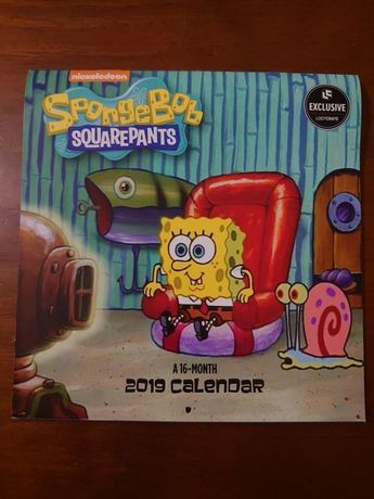 Calendário 2019 SpongeBob SquarePants