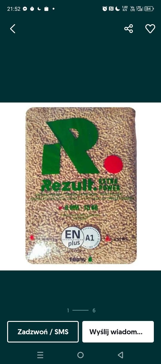 Pellet FENIKS  ENplus A1 również pellet  Rezult, Terra, Plant Energy