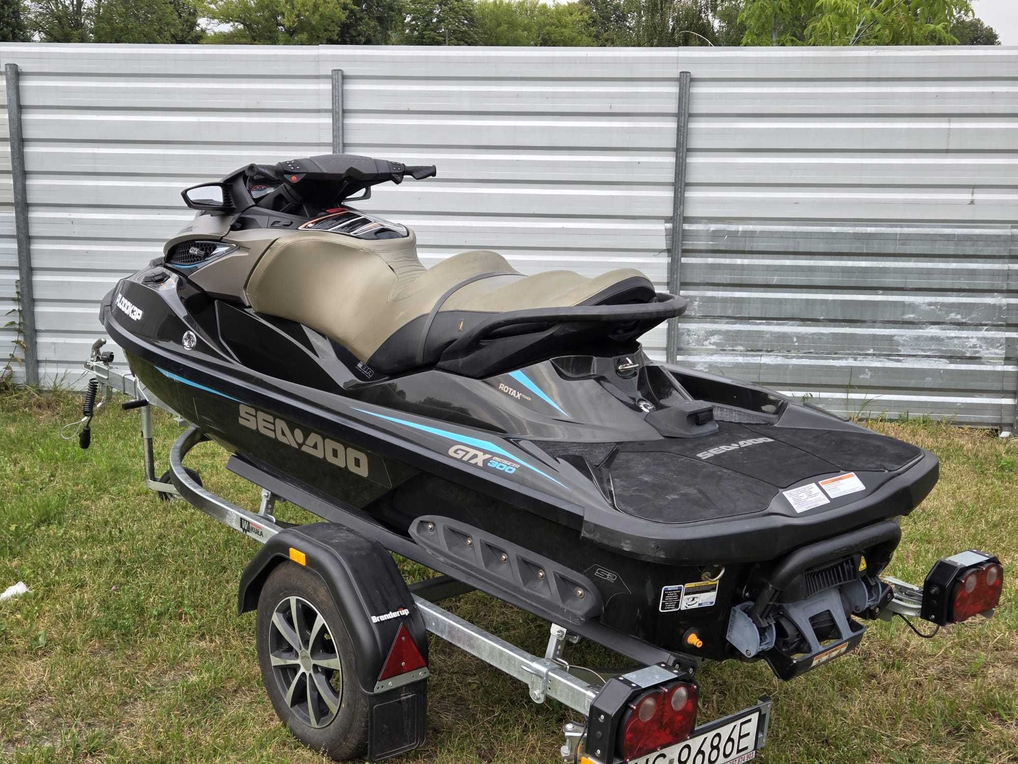 Skuter wodny SEA DOO GTX 300 LIMITED 43 mth  + PRZYCZEPKA