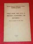 Livro Para Onde Nos Leva a Política Económica do Governo