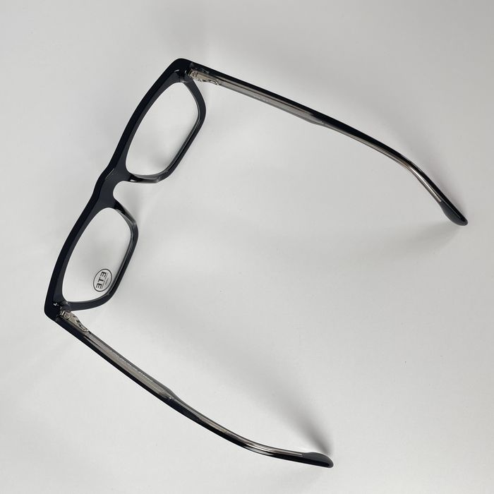 Okulary oprawki ETE unisex - czarne, acetat, klasyczne