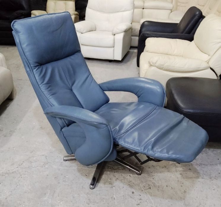 Кожаное Кресло Реклайнер Шкіряне мягкая мебель Диван Доставка