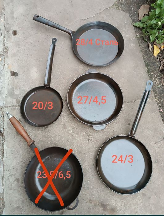 Сковорода чугунная Жаровня чавун казанок