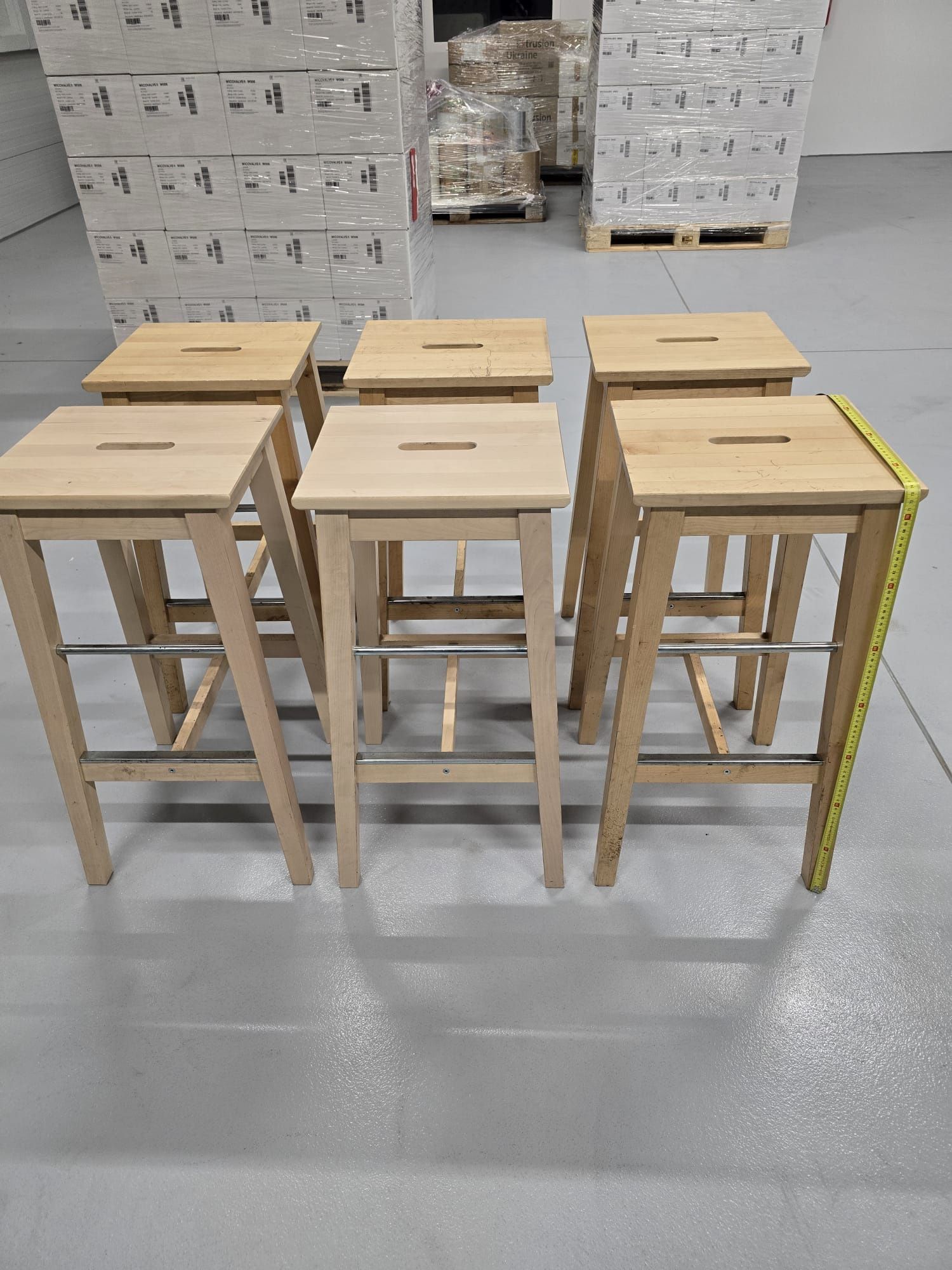 Stołek barowy IKEA NILSOLLE 6 szt.