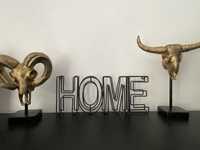 Metalowy napis Home 3D, ozdoba, loft