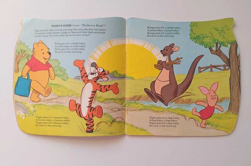 Winnie the Pooh and His Friends Games to play Vintage book 1981 Disney
