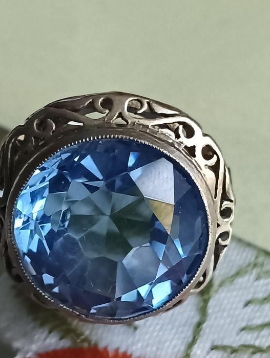 Srebrny pierscionek Warmet