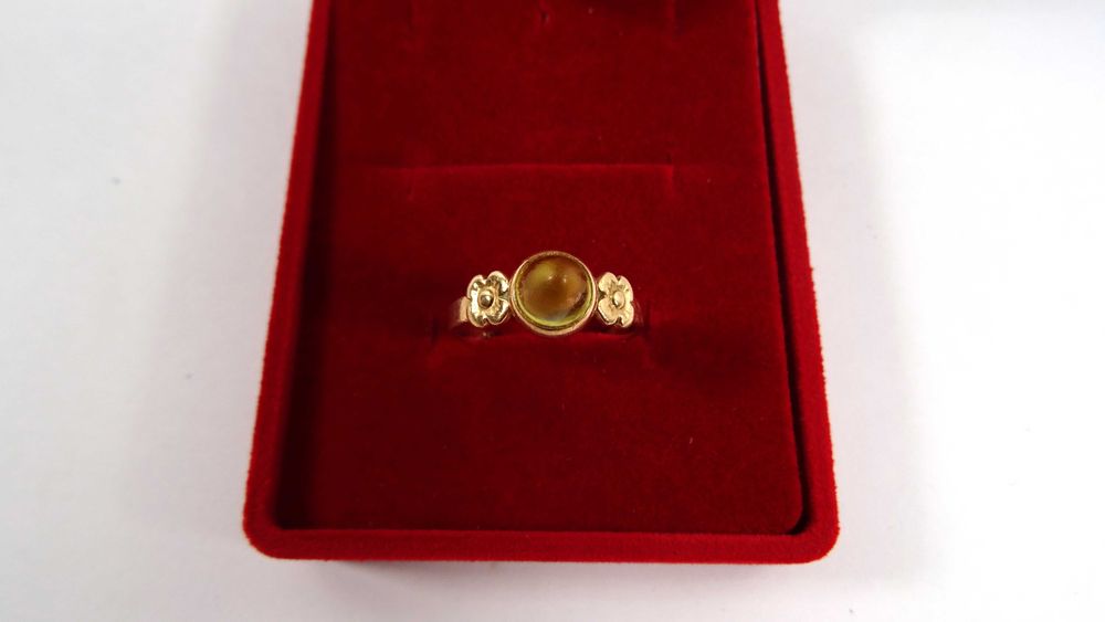 Tajemniczy  ZŁOTY PIERŚCIONEK PR585 14K Loombard Lubawa Lombard