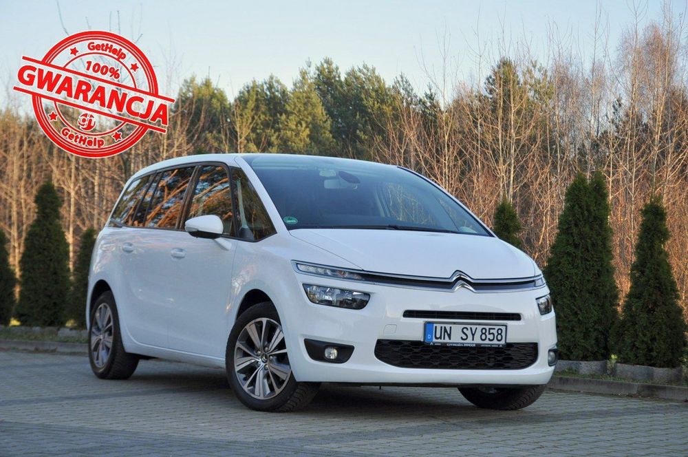 Citroën C4 Grand Picasso 2.0HDI(150KM)*Led*Duża Navi*Masaże*Chrom*Skóry*Keyless Go*Alu 17"ASO