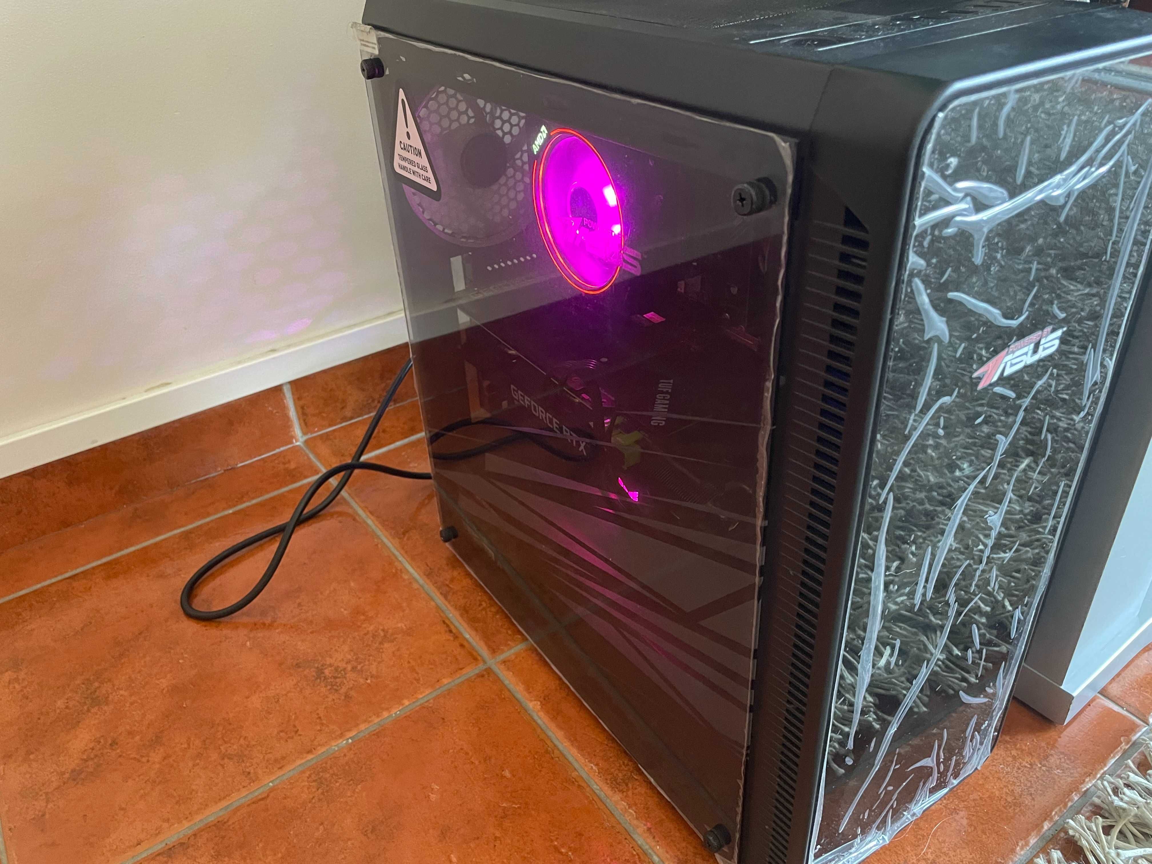 PC Gaming Asus, Ryzen 7 3800X, GPU RTX3070, 16GB RAM **Como Novo**