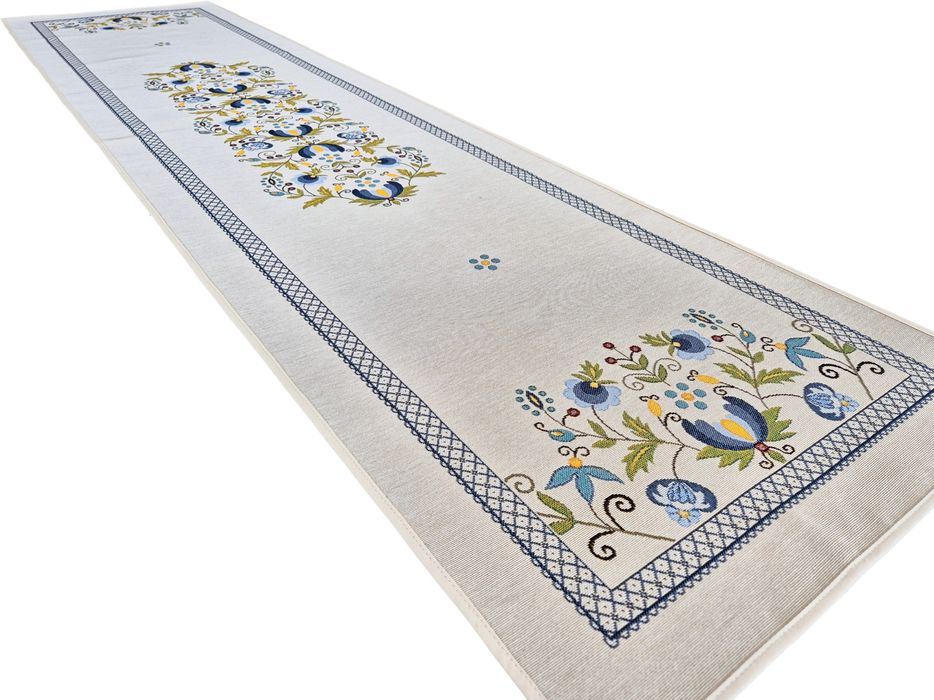 Bieżnik 45x180 cm gobelinowy L70 Wzór Kaszubski