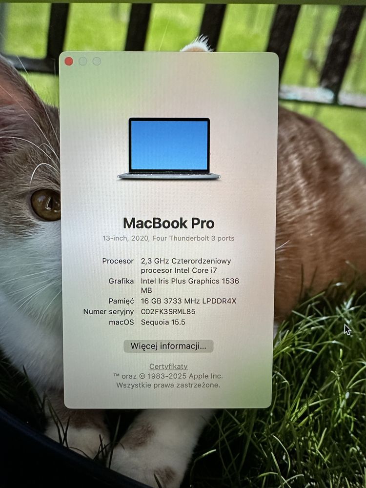 Macbook Pro 2020 13.3 A2251