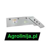Unia Pług Lemiesz 3-skibowy z dłutem grubość 12mm stal borowa WARYŃSKI