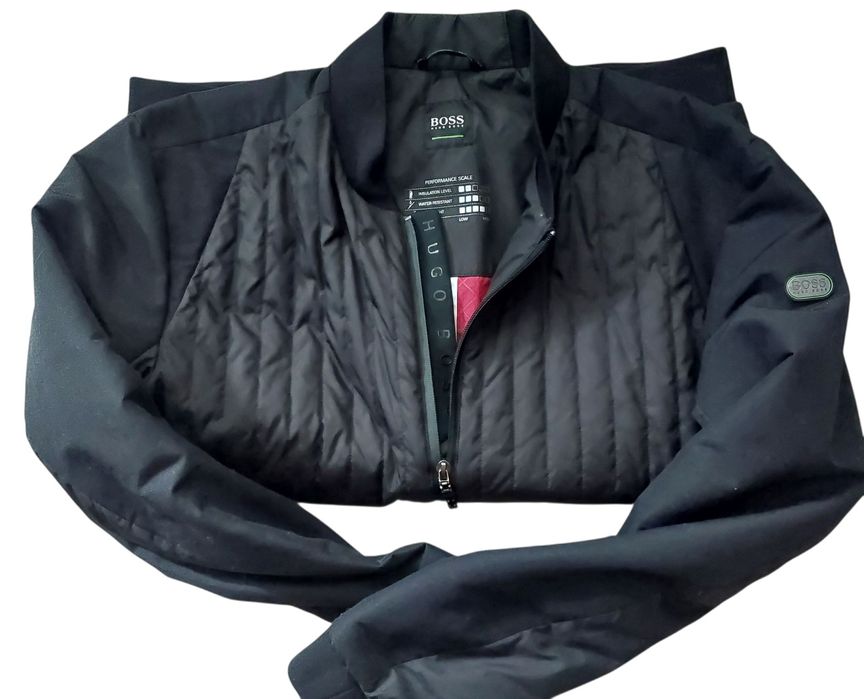 Hugo Boss nowa kurtka męska lekka bomber ocieplana Primaloft r. L