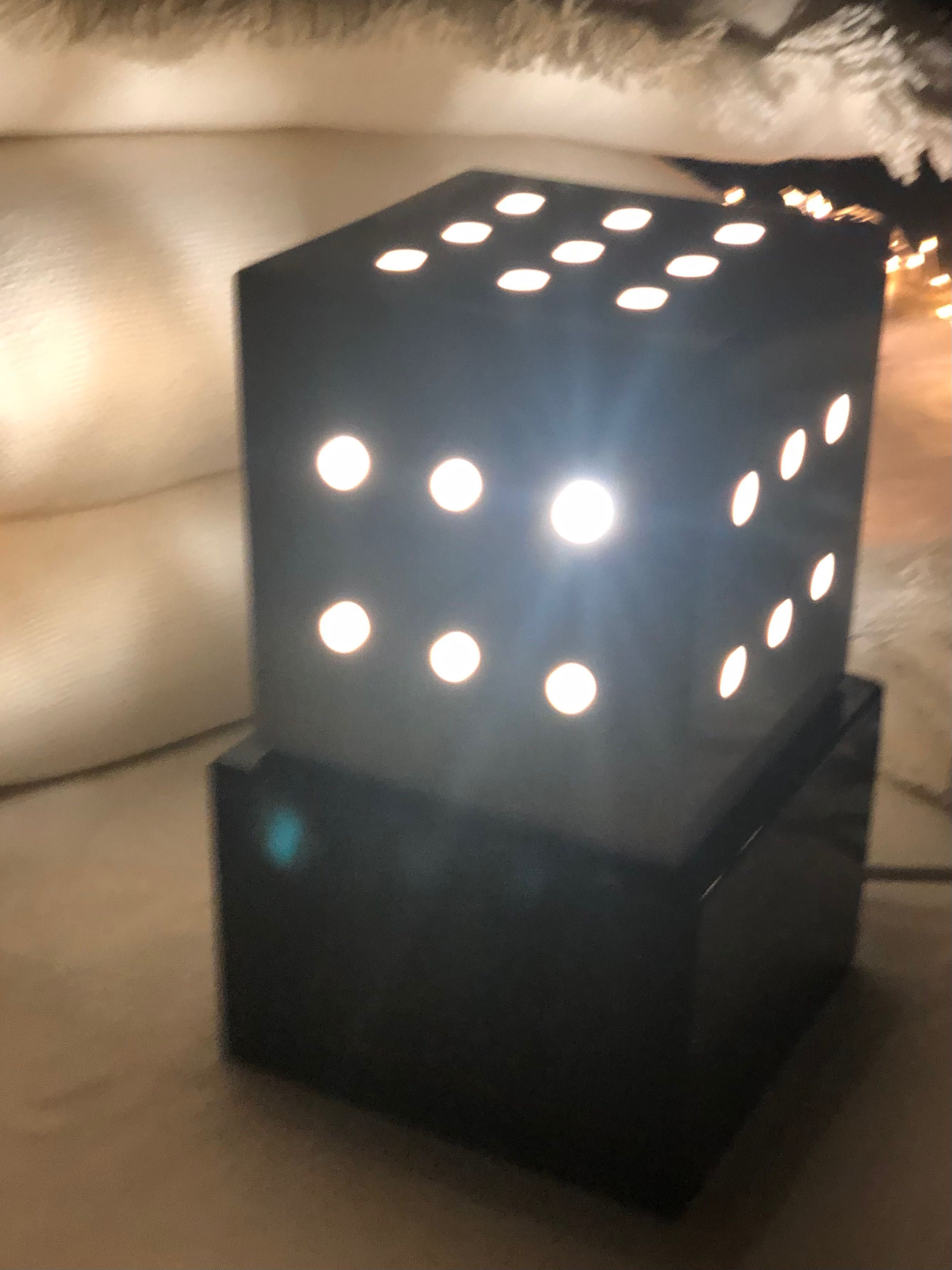 Lampka nocna Citi lampa ozdobna handmade