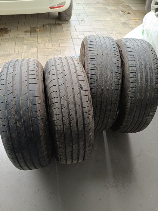 Opony prawie nowe Dębica i Continental