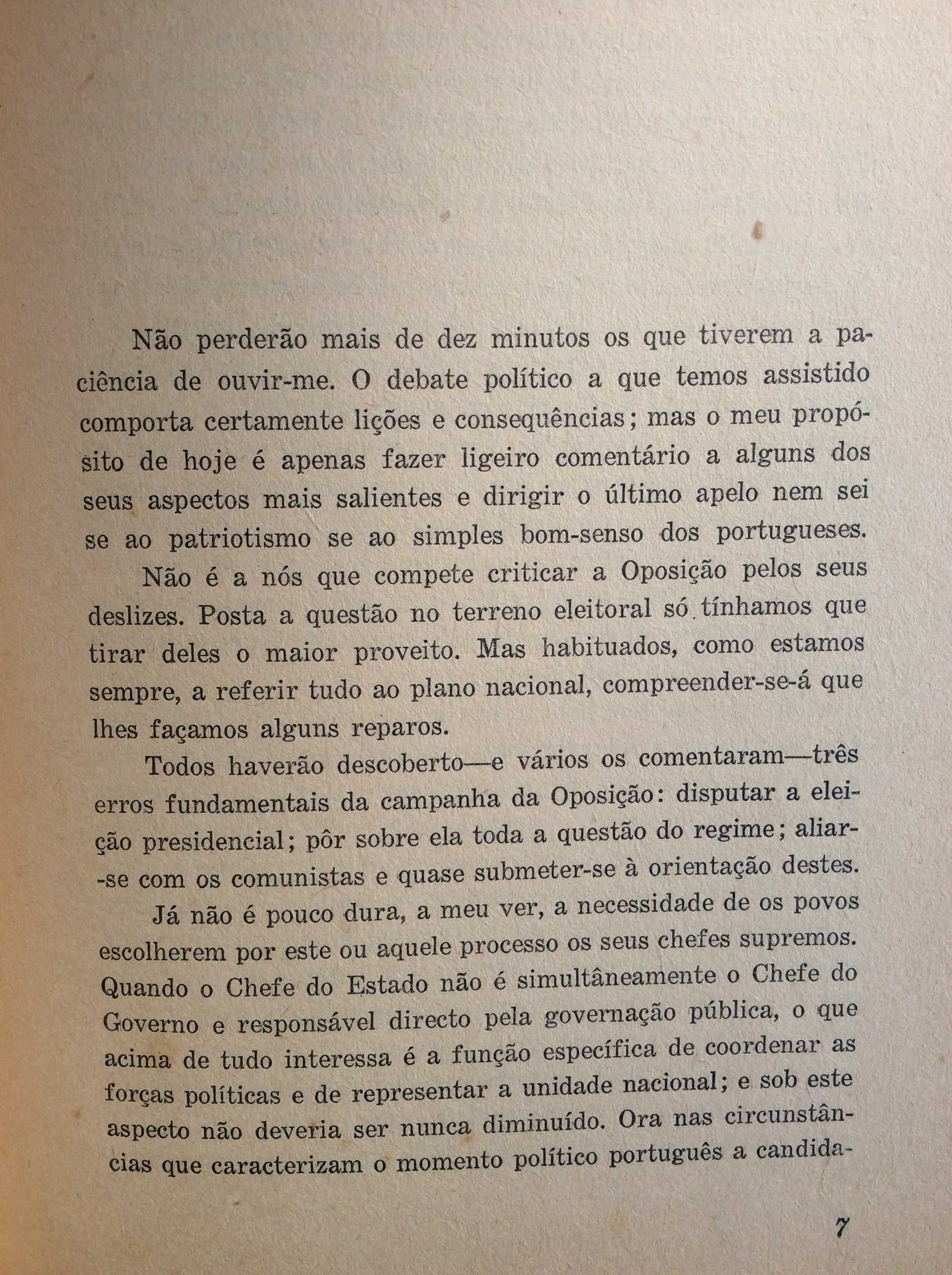 O Pensamento de Salazar.: No fim da campanha, 1949.