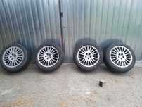 Alufelgi 17 cali.5x110 po regeneracj+opony Dębica 225/50