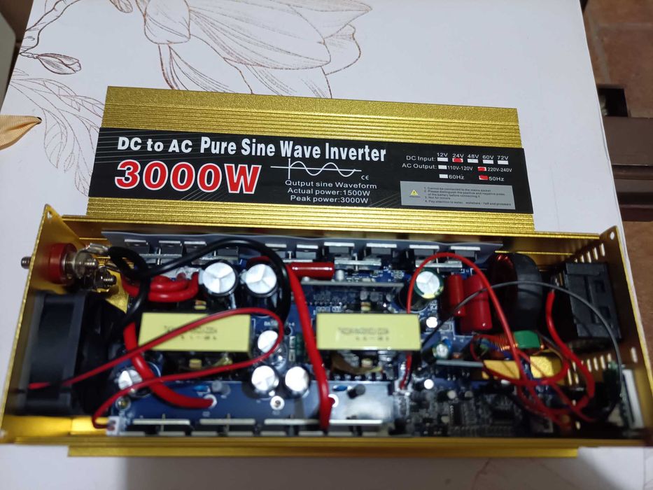 Інвертор 12в 24в 1600 3600Вт Инвектор Преобразовател 220в чистий синус