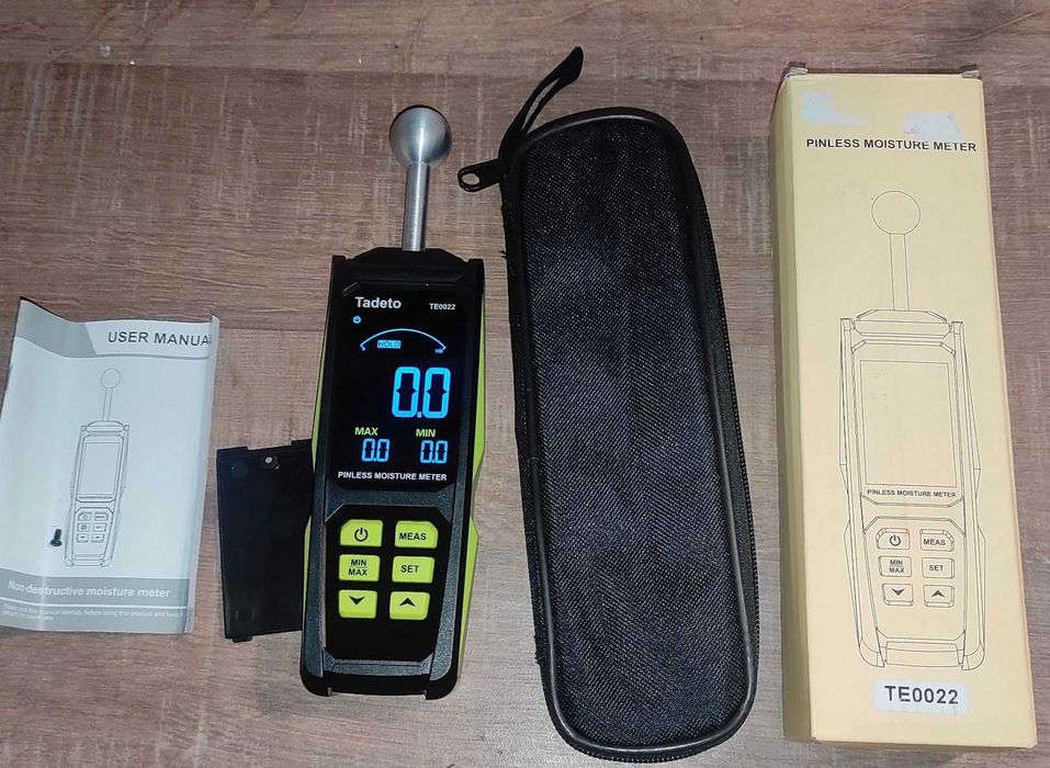 Вимірювач вологості Tadeto TE0022 з глибиною аналізу 20-40 мм