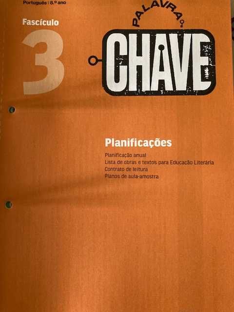 Palavra Chave 8, Língua Portuguesa 8 ºano - Dossiê do professor
