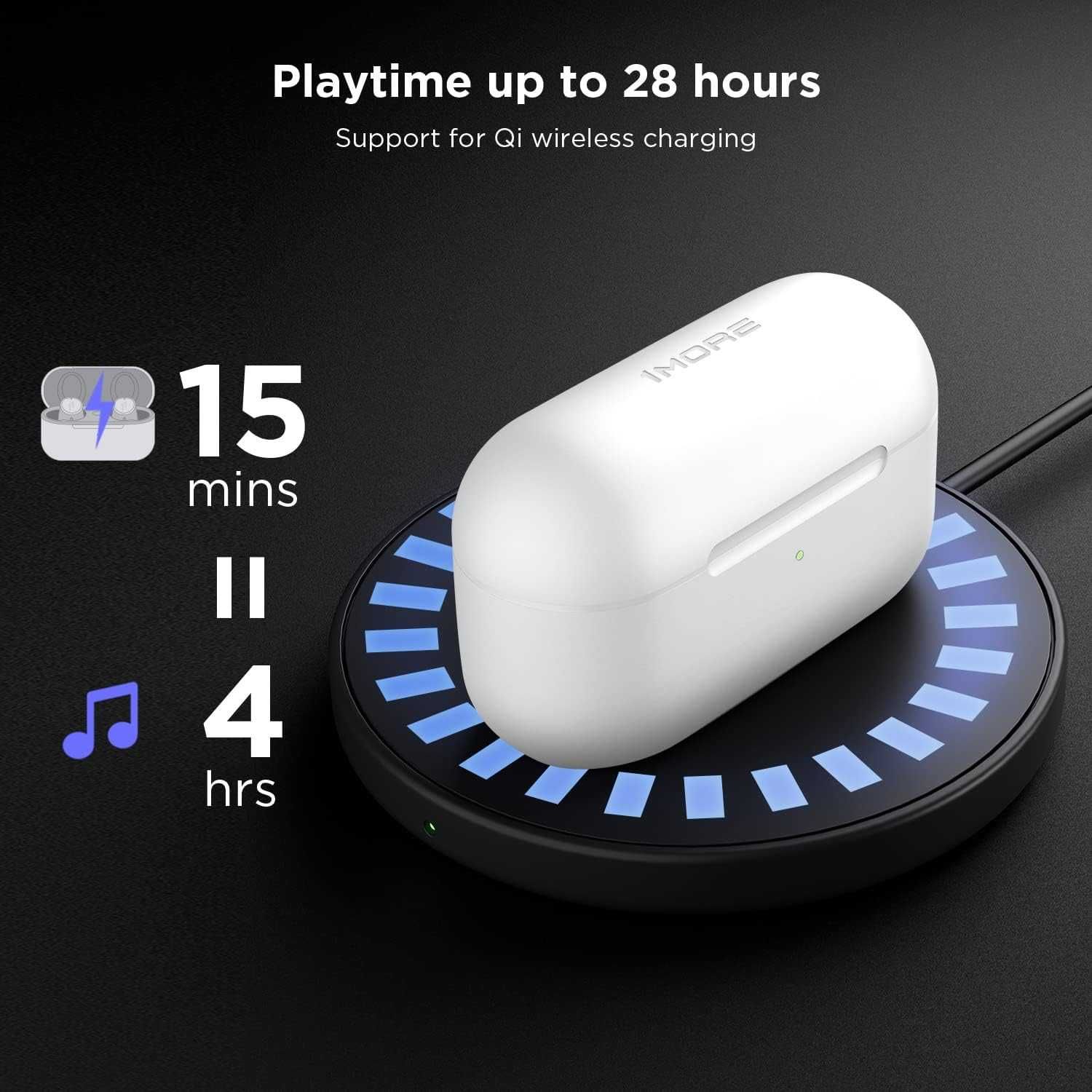 Earbuds 1more evo sem fios auscultadores Auriculares