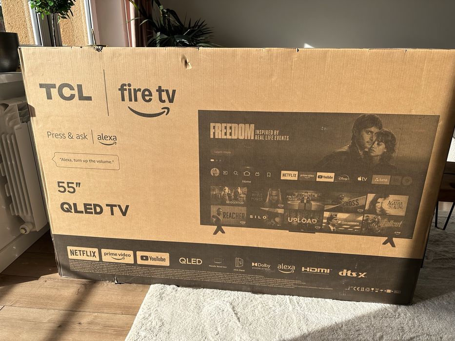 Telewizor TCL 55T6C 55″ QLED 4K Smart TV z Dolby Vision