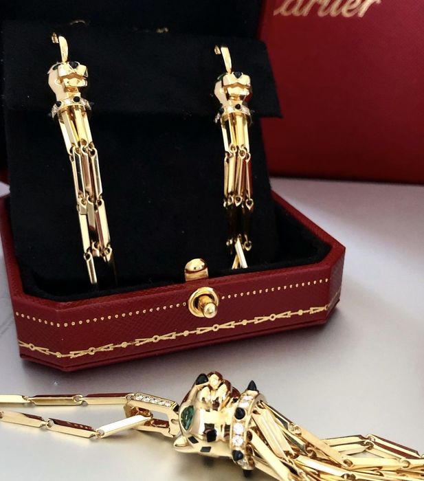 Серьги Cartier Panthere DE Cartier