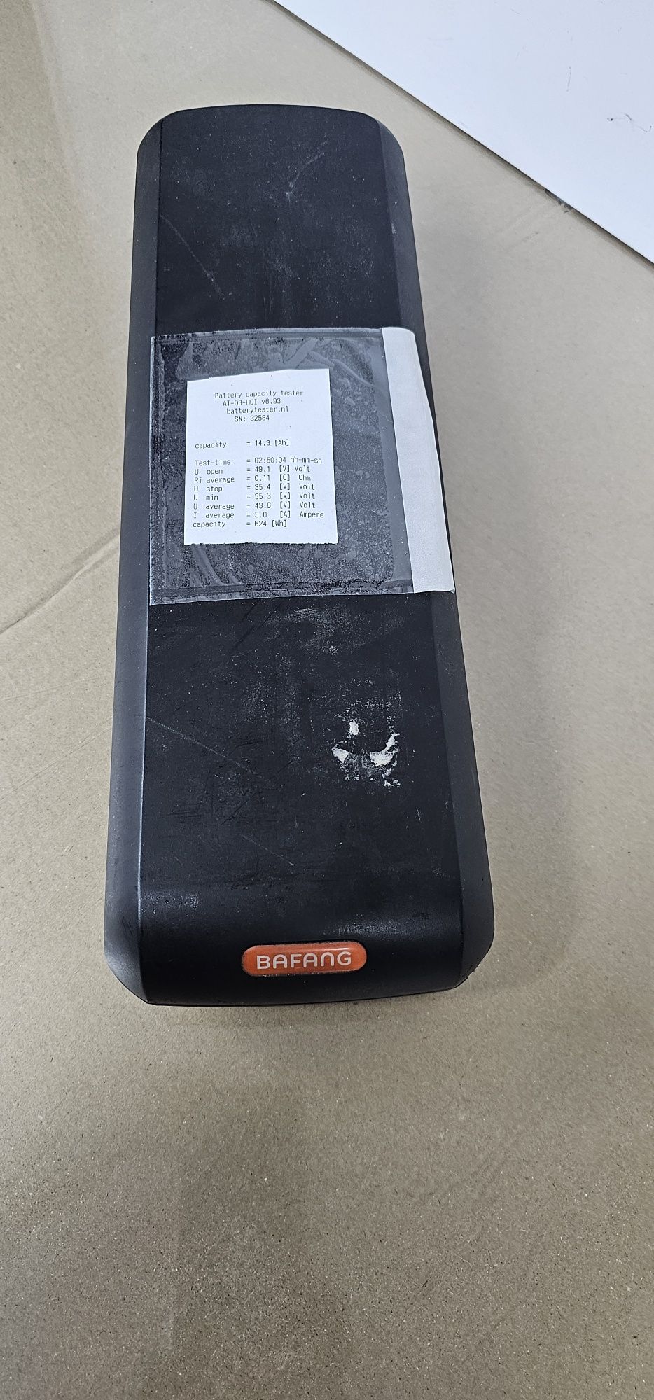 Bateria 36V Bafang w bagażnik