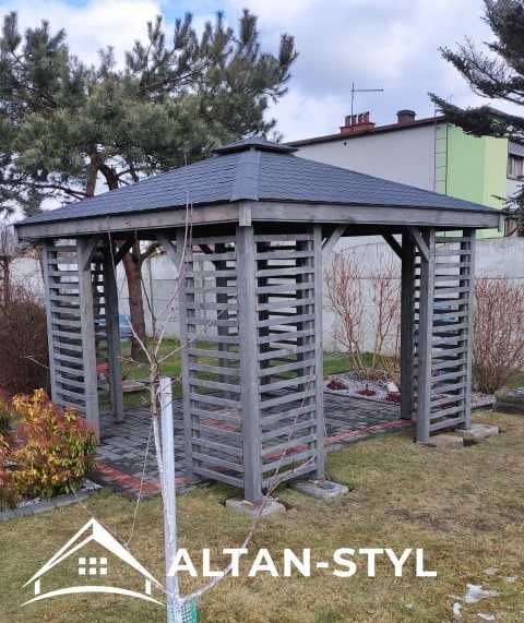 Altany,altanki, wiaty, altana ogrodowa KAMILA 3x3m PRODUCENT