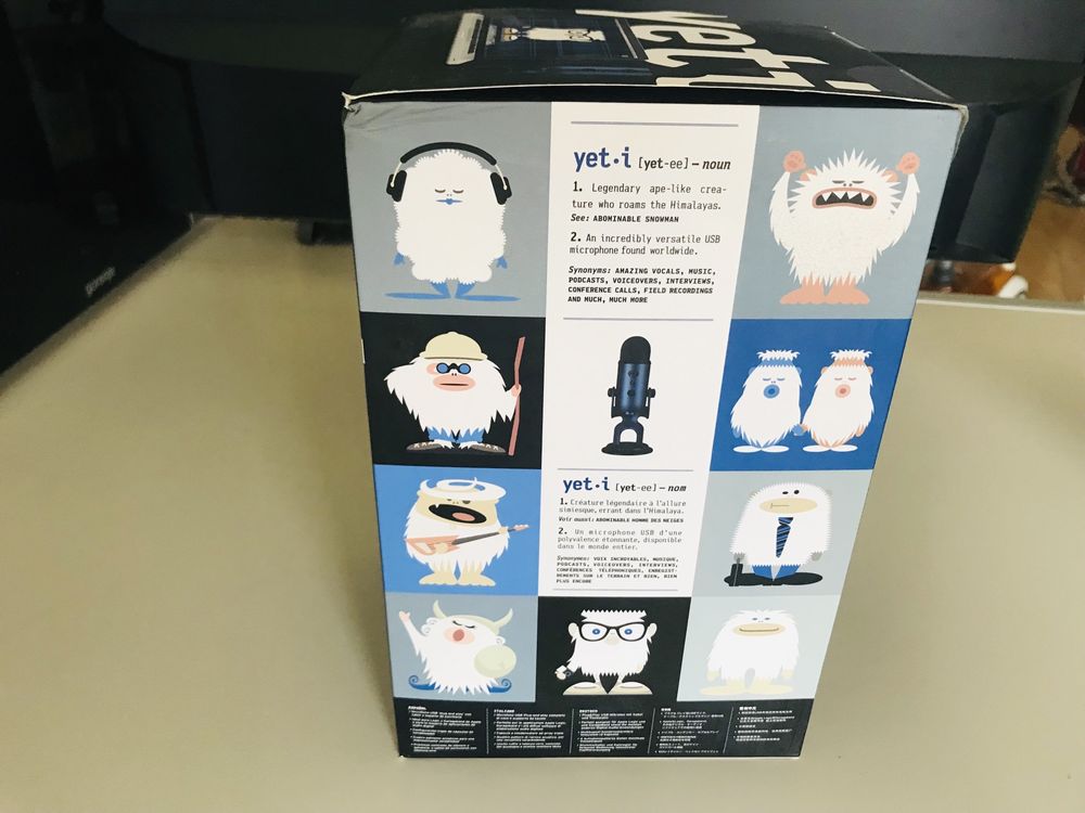 Микрофон Blue Yeti Blackout USB (новый)