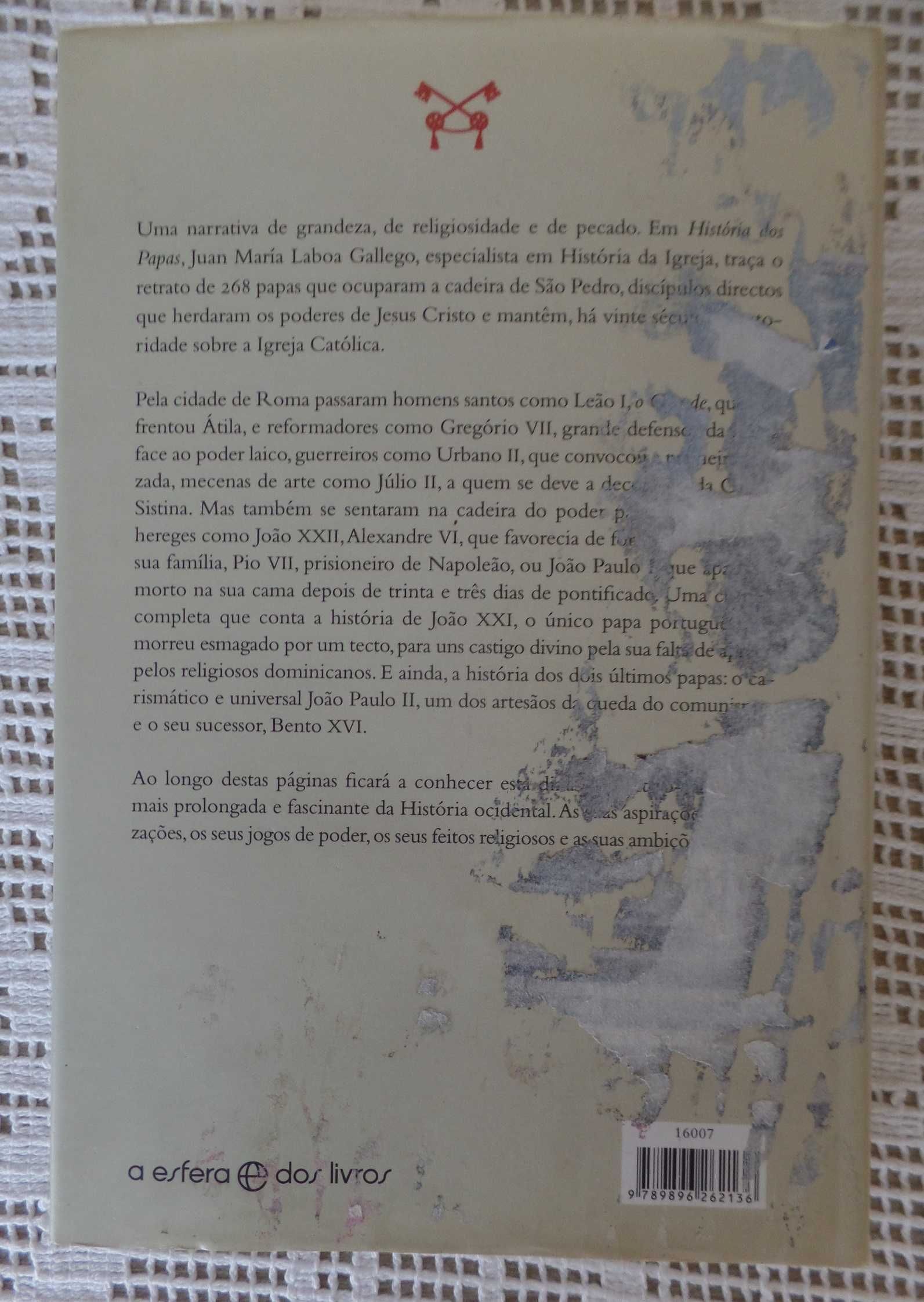 Livro História dos Papas