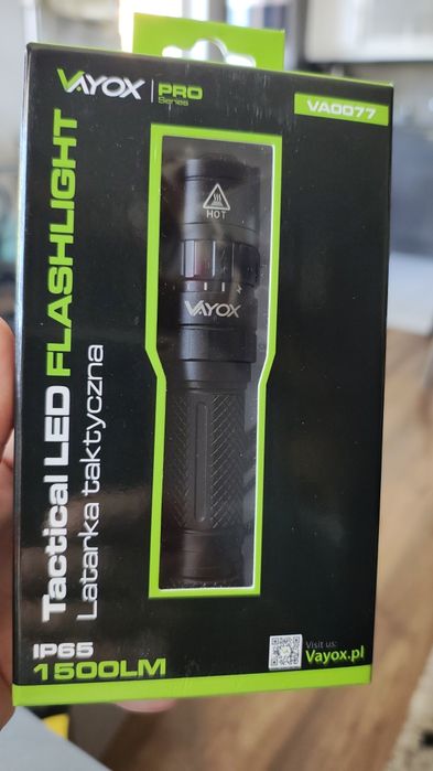 Latarka taktyczna vayox 1500lm