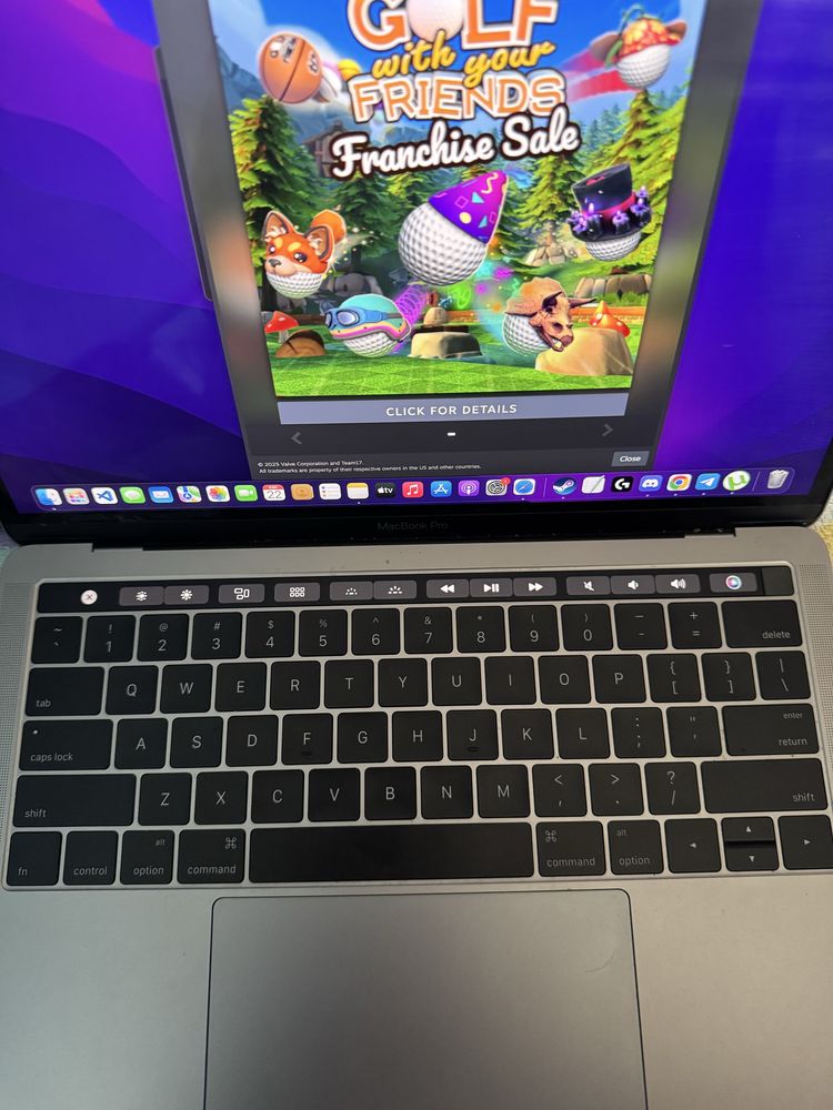 MacBook Pro 13” 2016 | i7 3.3 GHz | 16 GB RAM | SSD | macOS Monterey