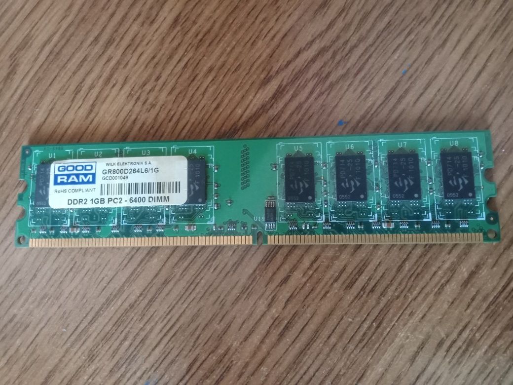 Пам'ять GoodRam DDR2 1GB для ПК