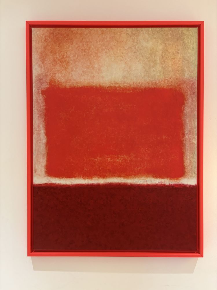 Quadro Abstrato - Impressão em Tela com Moldura