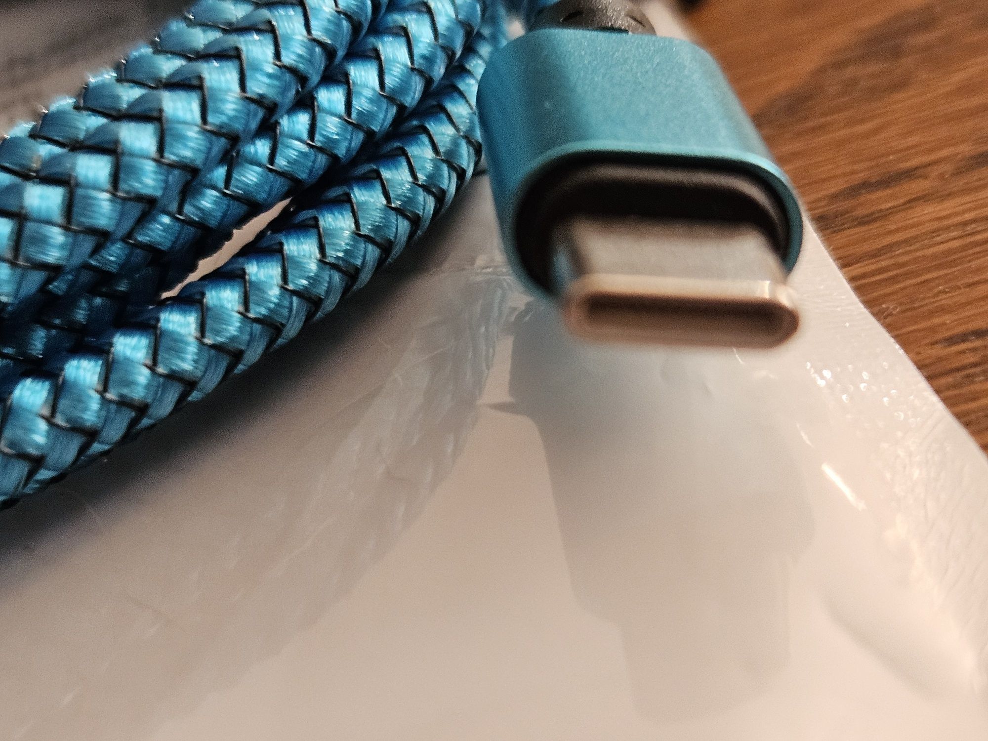 USB Kabel C niebieski do ładowarki 3A długość 2metry
