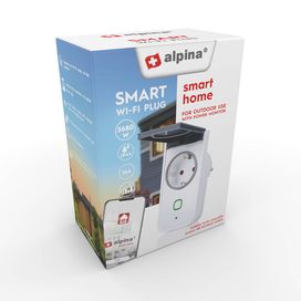 Alpina - Inteligentne gniazdko Wi-Fi pomiar zużycia energii 230 V 3,7