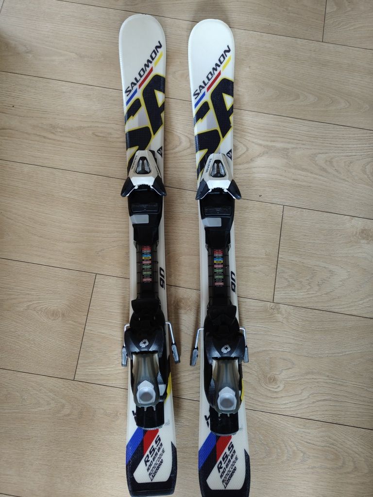 Narty Salomon R5.5 z wiązaniami 90cm