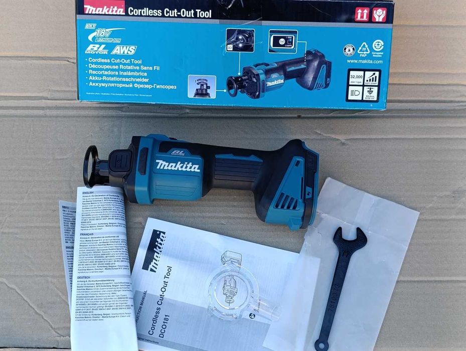 Frezarka wycinarka do płyt karton gips Makita DCO181 BODY bez aku