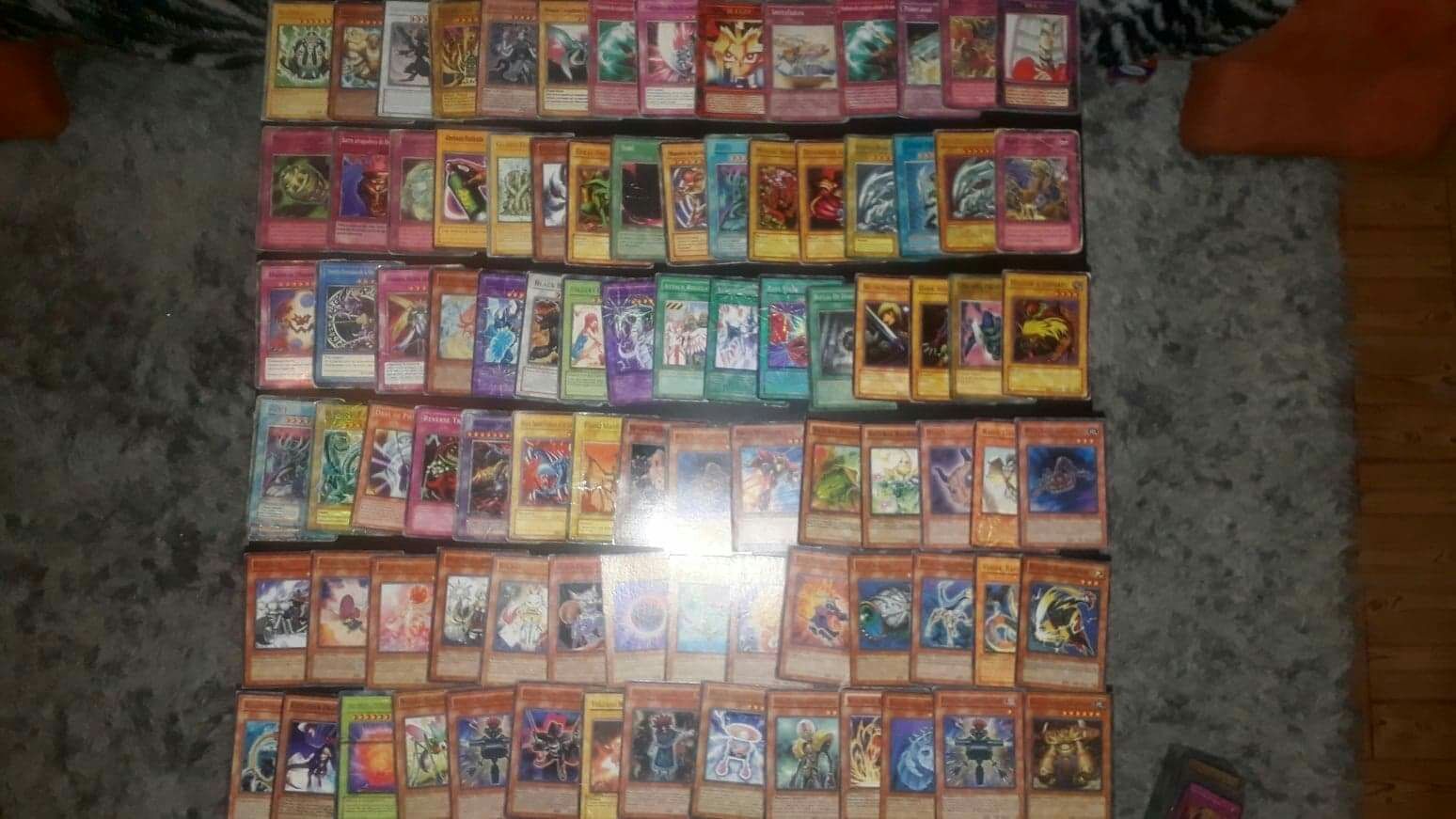 Cartas Yu Gi Oh! anos 90 vintage