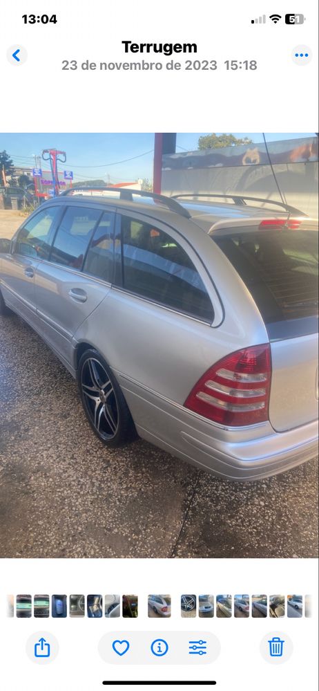 Mercedes C220.  150 CV 2004