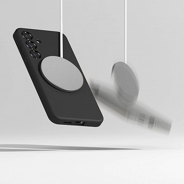 Ringke Silicone Magnetic Magsafe Galaxy S25+ Plus Black