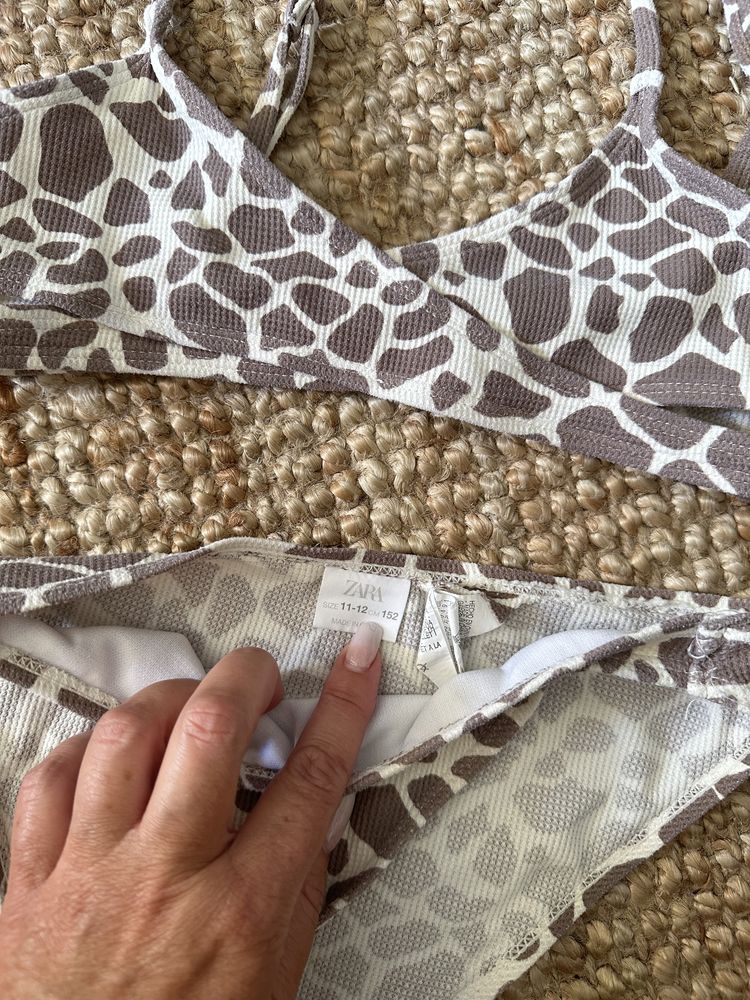 Strój kąpielowy bikini zara  152 cm idealny