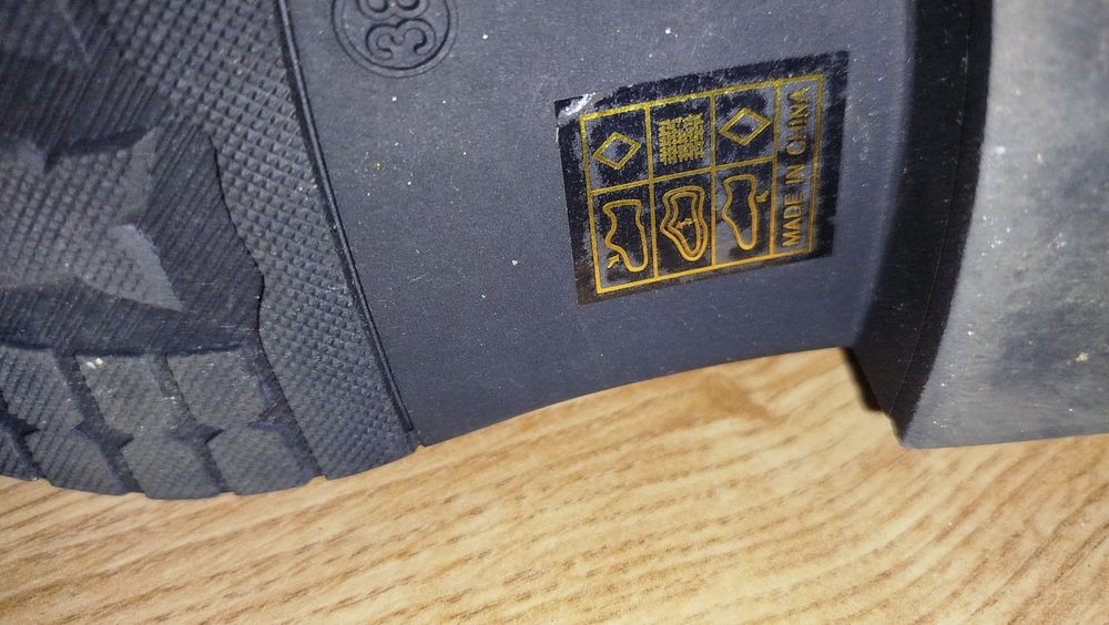 Czarne botki rozmiar 38