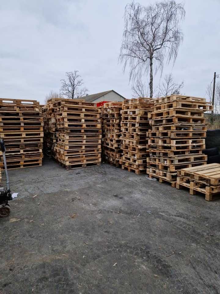 Paleta 120x80 używana gruba solidna