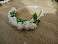 Opaska &wianek komunia Handmade kwiatki