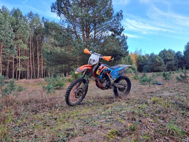 ktm sxf 350 po settingu zawieszenia